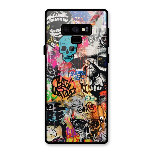 Amazing Street Art Glass Back Case for Galaxy Note 9