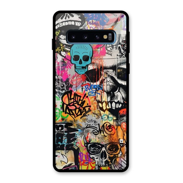 Amazing Street Art Glass Back Case for Galaxy S10