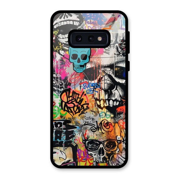 Amazing Street Art Glass Back Case for Galaxy S10e