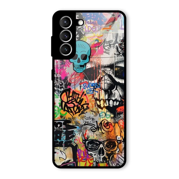 Amazing Street Art Glass Back Case for Galaxy S21 5G