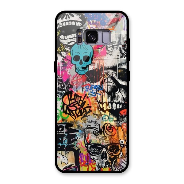 Amazing Street Art Glass Back Case for Galaxy S8