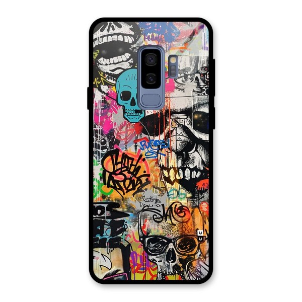 Amazing Street Art Glass Back Case for Galaxy S9 Plus