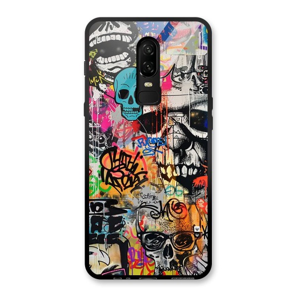 Amazing Street Art Glass Back Case for OnePlus 6