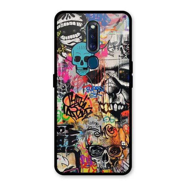 Amazing Street Art Glass Back Case for Oppo F11 Pro