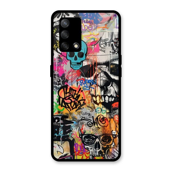 Amazing Street Art Glass Back Case for Oppo F19