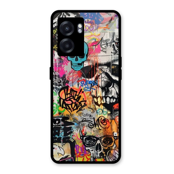 Amazing Street Art Glass Back Case for Oppo K10 (5G)