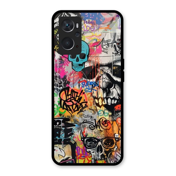 Amazing Street Art Glass Back Case for Oppo K10 4G