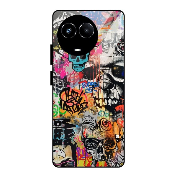 Amazing Street Art Glass Back Case for Realme 11X