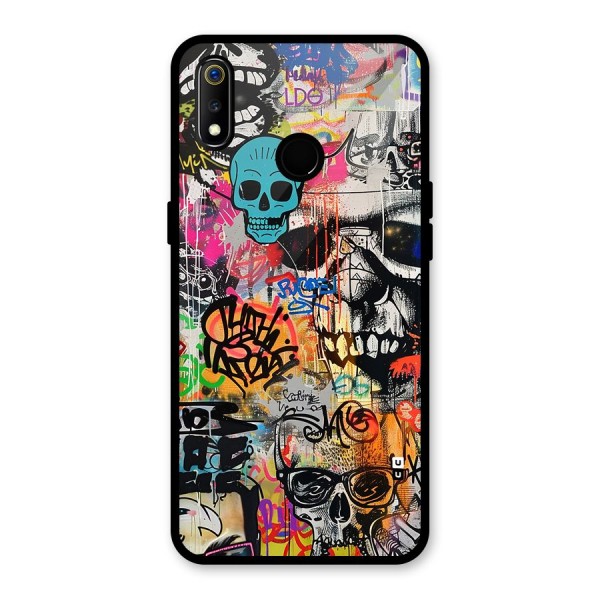 Amazing Street Art Glass Back Case for Realme 3