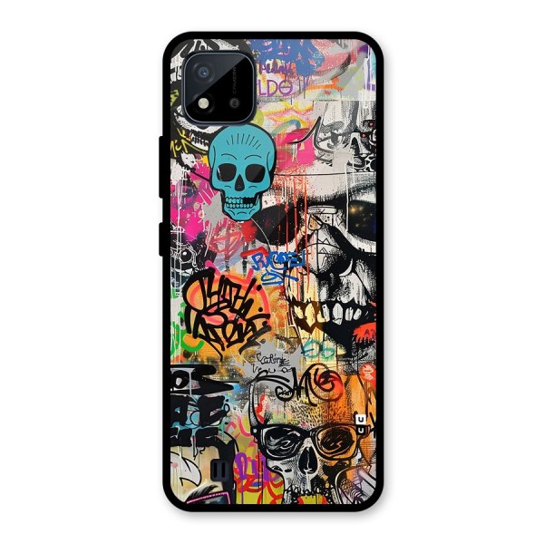 Amazing Street Art Glass Back Case for Realme C11 2021