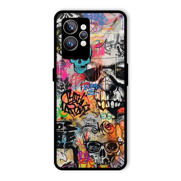 Amazing Street Art Glass Back Case for Realme GT2 Pro