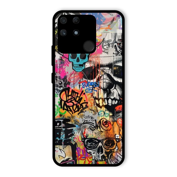 Amazing Street Art Glass Back Case for Realme Narzo 50A