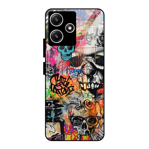 Amazing Street Art Glass Back Case for Redmi 12 5G