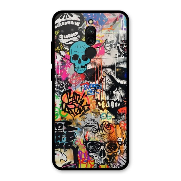 Amazing Street Art Glass Back Case for Redmi 8