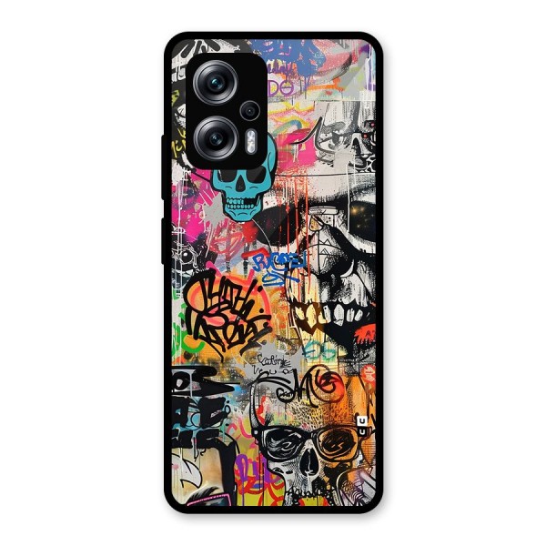 Amazing Street Art Glass Back Case for Redmi K50i