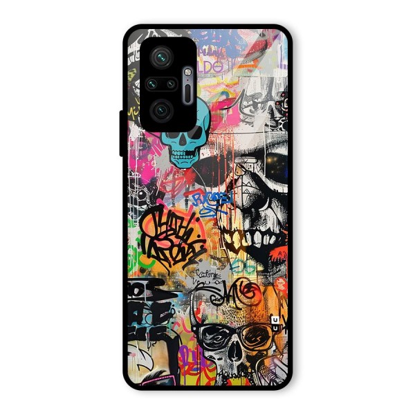 Amazing Street Art Glass Back Case for Redmi Note 10 Pro