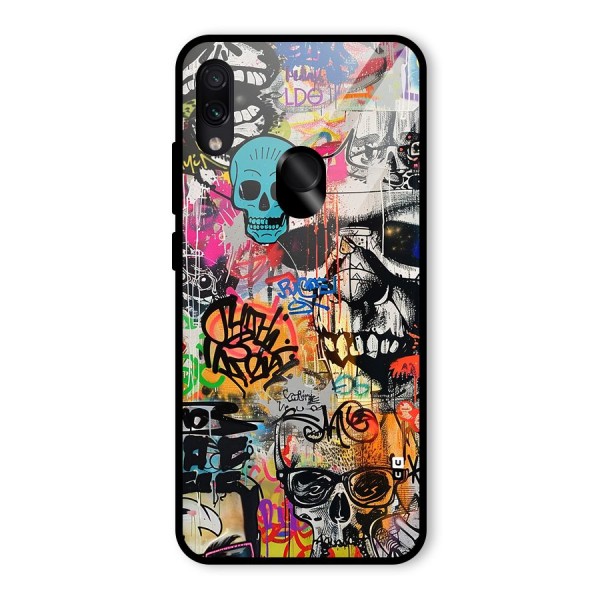 Amazing Street Art Glass Back Case for Redmi Note 7