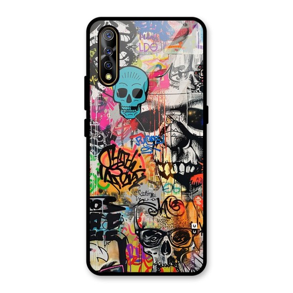 Amazing Street Art Glass Back Case for Vivo S1