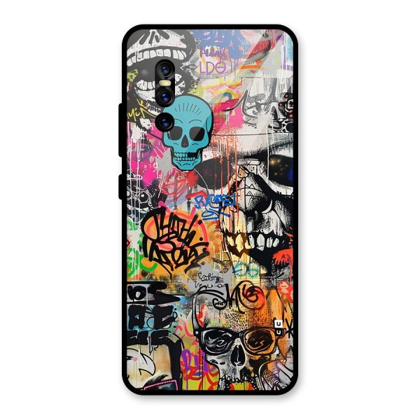 Amazing Street Art Glass Back Case for Vivo V15 Pro