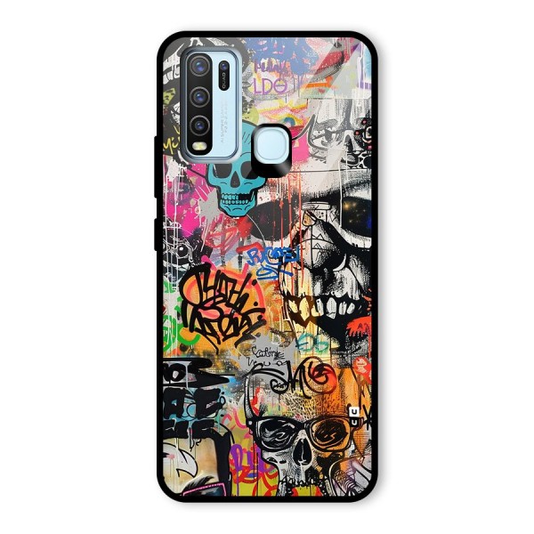 Amazing Street Art Glass Back Case for Vivo Y50