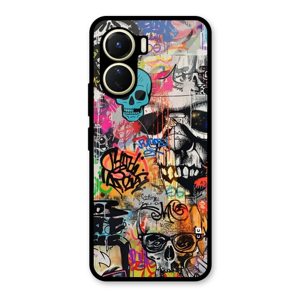 Amazing Street Art Glass Back Case for Vivo Y56