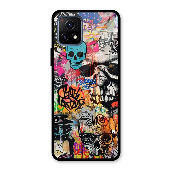 Amazing Street Art Glass Back Case for Vivo Y72 5G