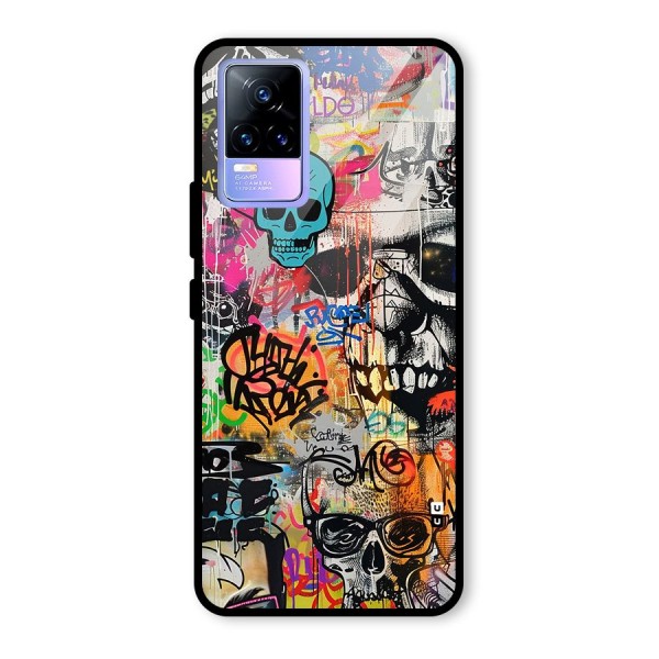 Amazing Street Art Glass Back Case for Vivo Y73