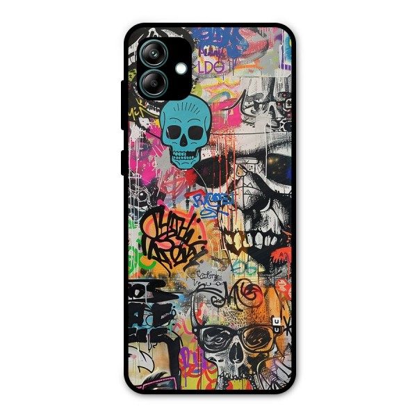 Amazing Street Art Metal Back Case for Galaxy A04