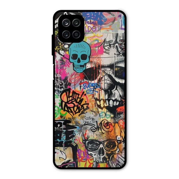 Amazing Street Art Metal Back Case for Galaxy A12