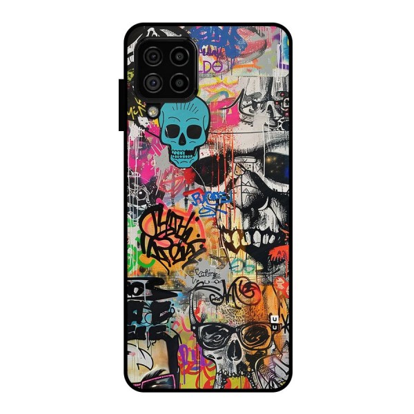 Amazing Street Art Metal Back Case for Galaxy A22 4G