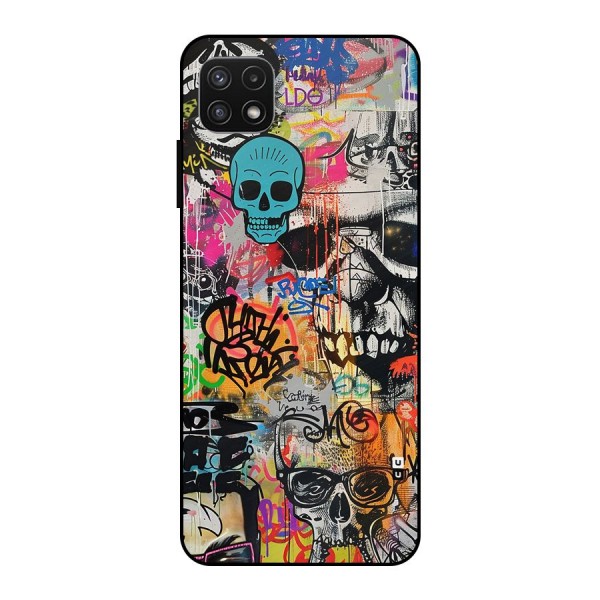 Amazing Street Art Metal Back Case for Galaxy A22 5G