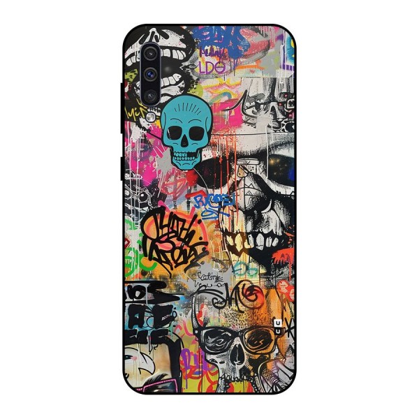 Amazing Street Art Metal Back Case for Galaxy A30s