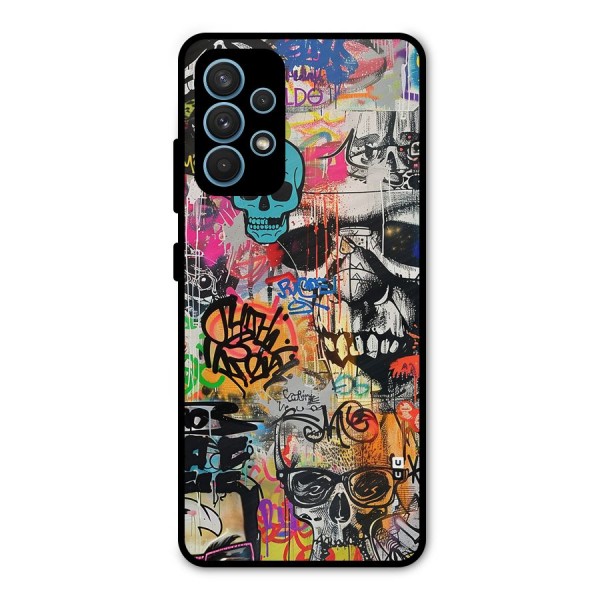 Amazing Street Art Metal Back Case for Galaxy A32