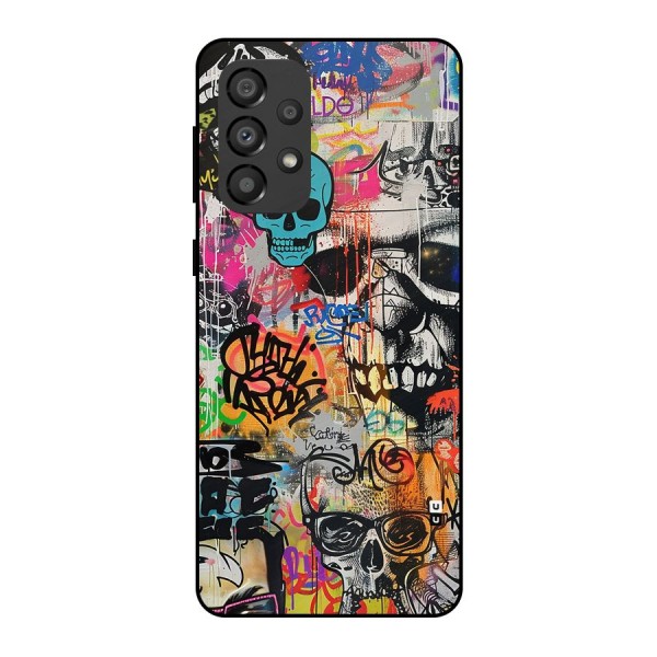 Amazing Street Art Metal Back Case for Galaxy A33 5G