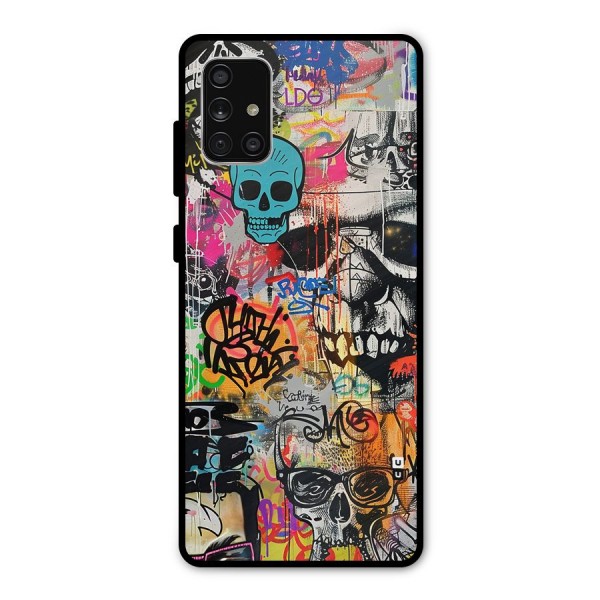 Amazing Street Art Metal Back Case for Galaxy A71