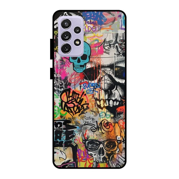 Amazing Street Art Metal Back Case for Galaxy A72