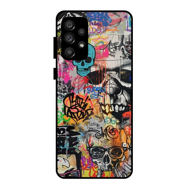 Amazing Street Art Metal Back Case for Galaxy A73 5G