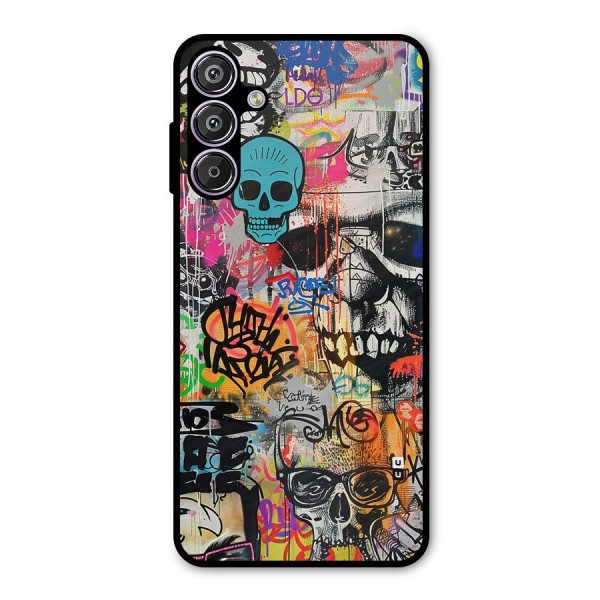 Amazing Street Art Metal Back Case for Galaxy M15