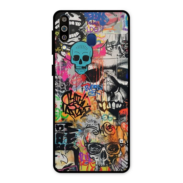 Amazing Street Art Metal Back Case for Galaxy M30