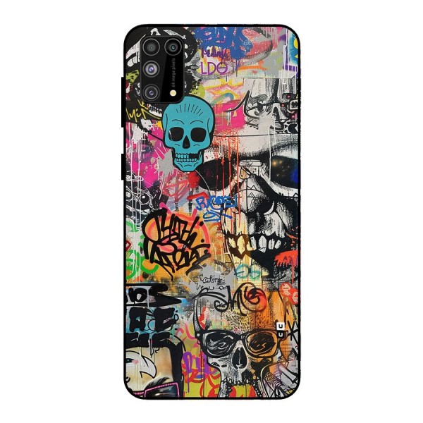 Amazing Street Art Metal Back Case for Galaxy M31