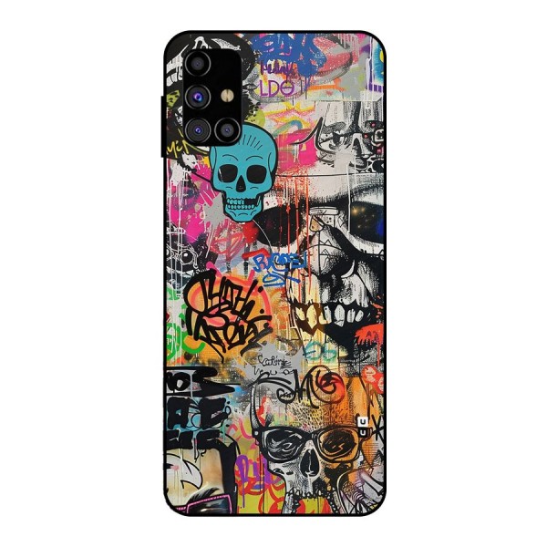 Amazing Street Art Metal Back Case for Galaxy M31s