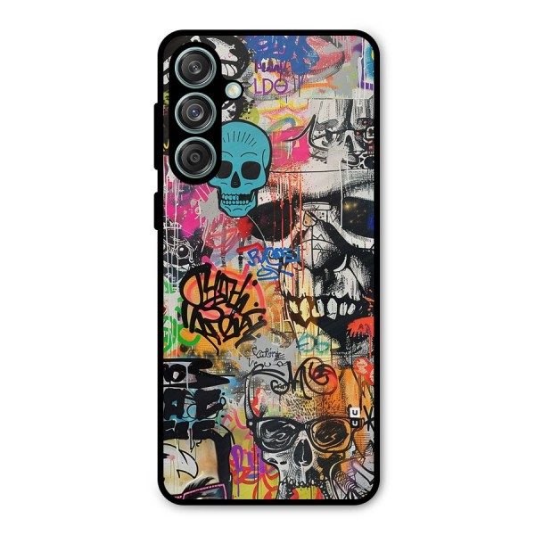 Amazing Street Art Metal Back Case for Galaxy M55 5G