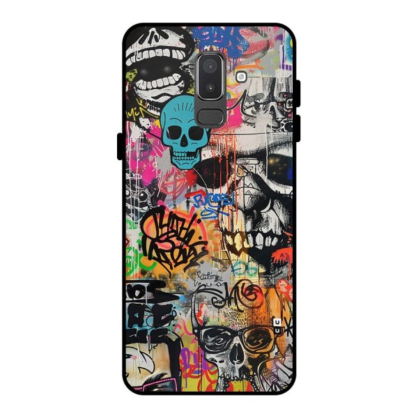 Amazing Street Art Metal Back Case for Galaxy On8 (2018)