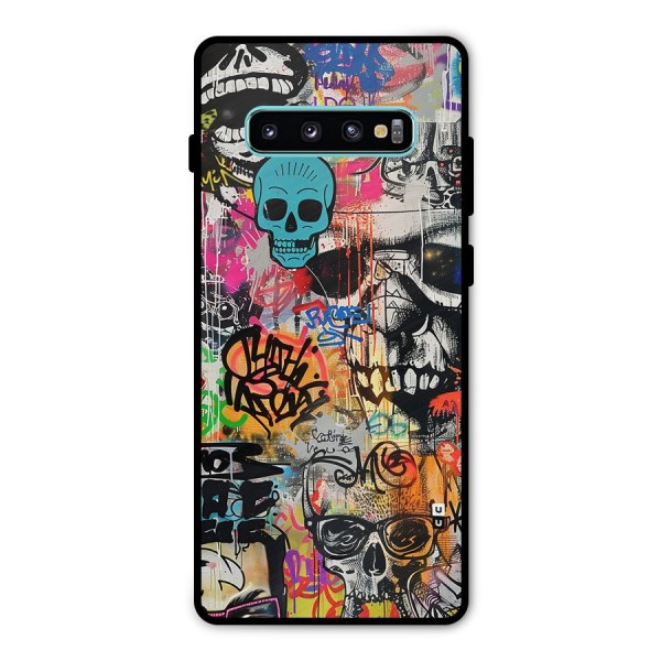 Amazing Street Art Metal Back Case for Galaxy S10 Plus