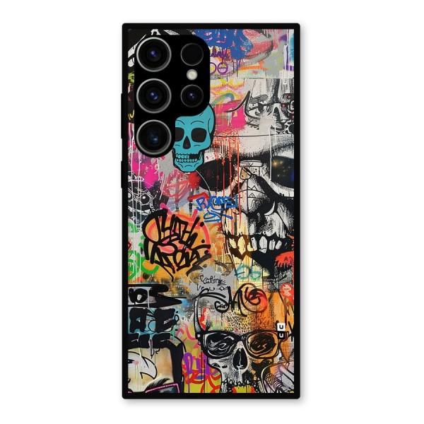 Amazing Street Art Metal Back Case for Galaxy S23 Ultra