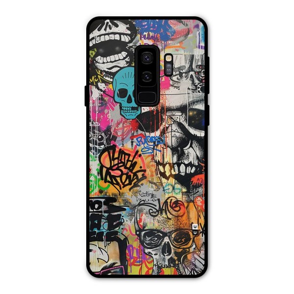 Amazing Street Art Metal Back Case for Galaxy S9 Plus