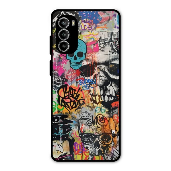 Amazing Street Art Metal Back Case for Moto G52