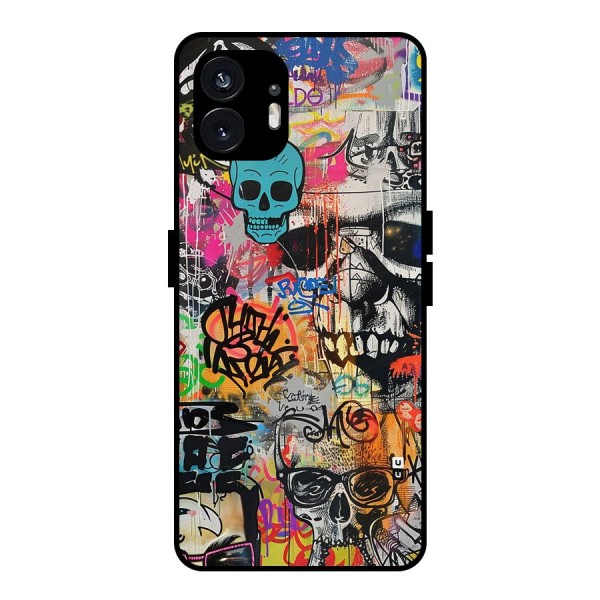 Amazing Street Art Metal Back Case for Nothing Phone 2