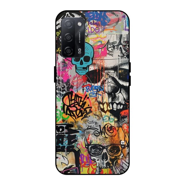 Amazing Street Art Metal Back Case for Oppo A53s 5G