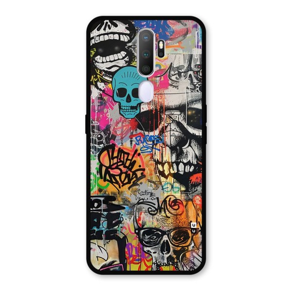 Amazing Street Art Metal Back Case for Oppo A5 (2020)